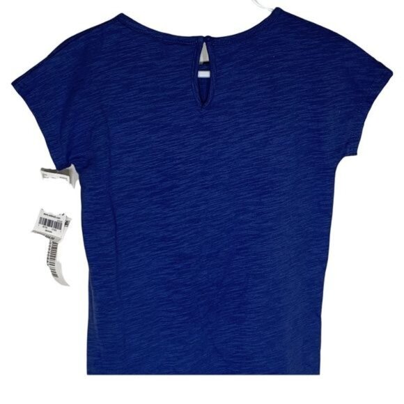 OshKosh Bgosh Girls 4 5 Blue Graphic Tee Kind Is New Cool Short Sleeve T Shirt - Picture 8 of 11